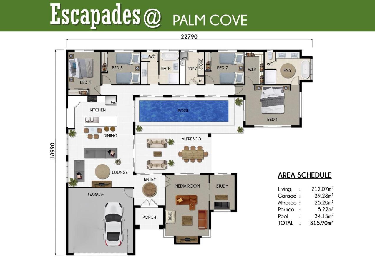 Escapades @ Palm Cove Villa Dış mekan fotoğraf